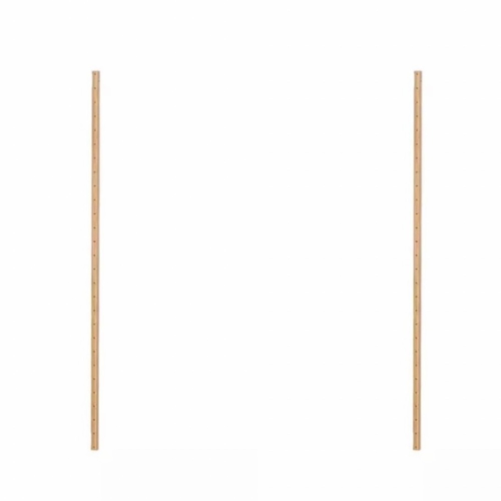TWO Ikea SVALNAS Bamboo Wall Rails 103.228.49 Ikea SVALNÄS Size 69 1/4" NEW!